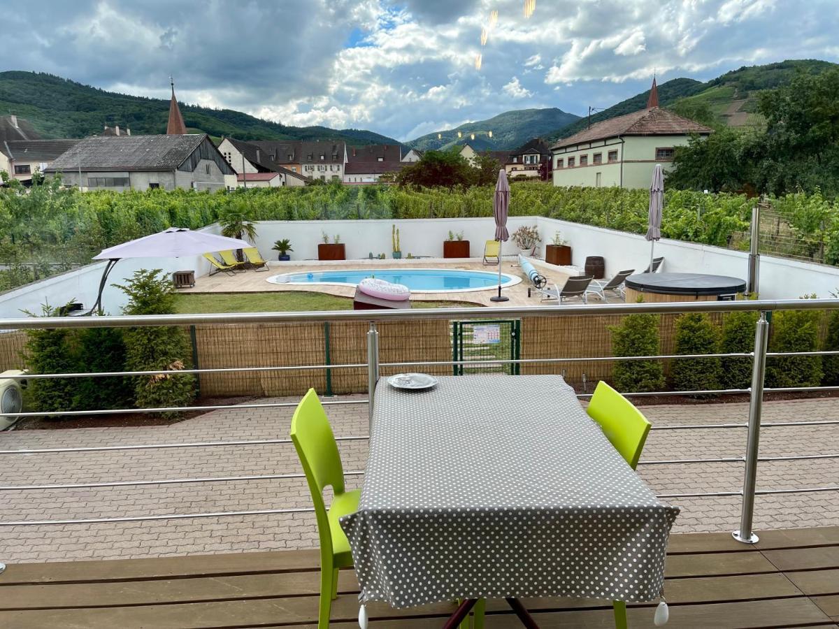 Alsacebnb - Gite 12 Personnes Dans Le Vignoble - Piscine Privee & Spa Амершвир Экстерьер фото