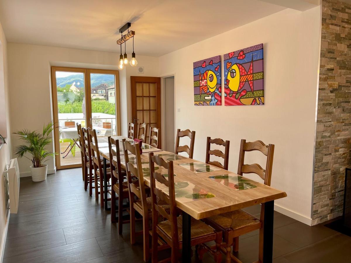 Alsacebnb - Gite 12 Personnes Dans Le Vignoble - Piscine Privee & Spa Амершвир Экстерьер фото