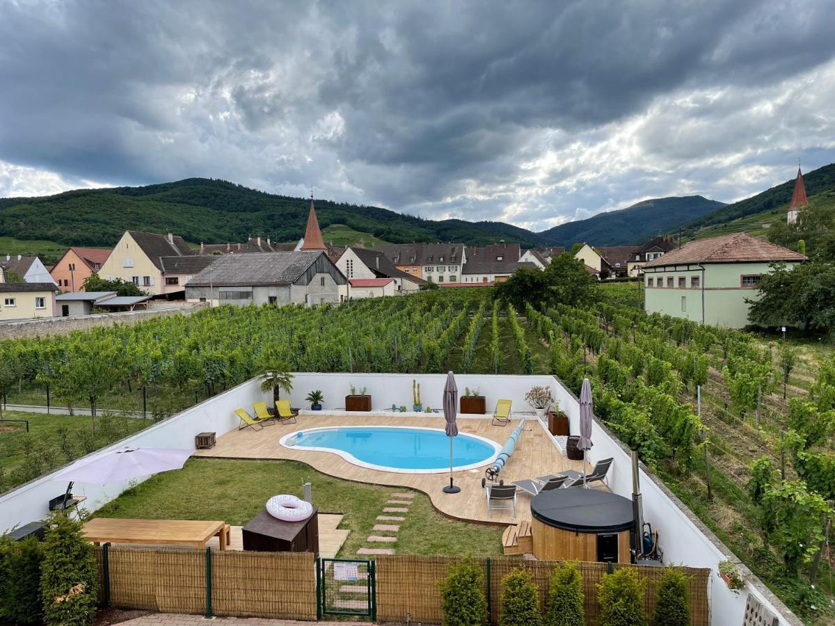 Alsacebnb - Gite 12 Personnes Dans Le Vignoble - Piscine Privee & Spa Амершвир Экстерьер фото