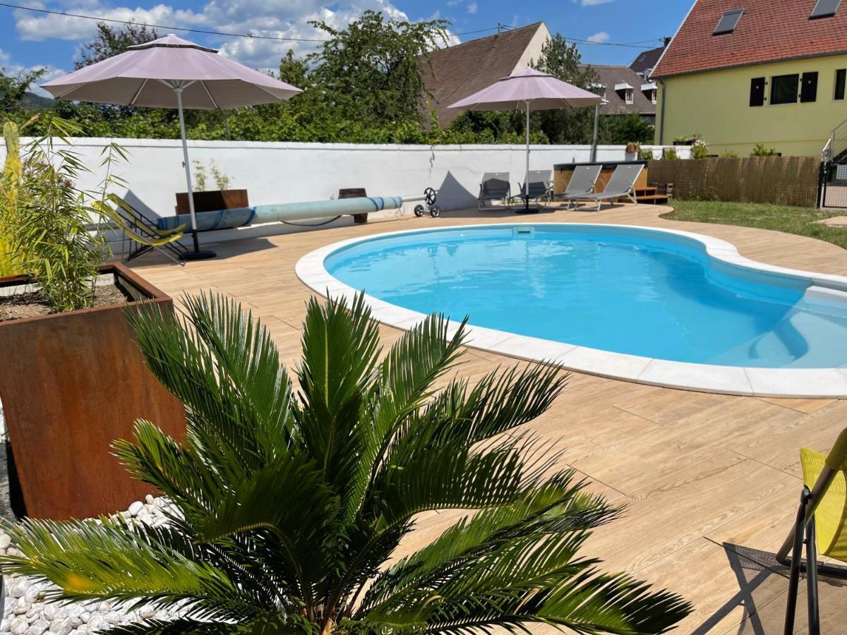 Alsacebnb - Gite 12 Personnes Dans Le Vignoble - Piscine Privee & Spa Амершвир Экстерьер фото