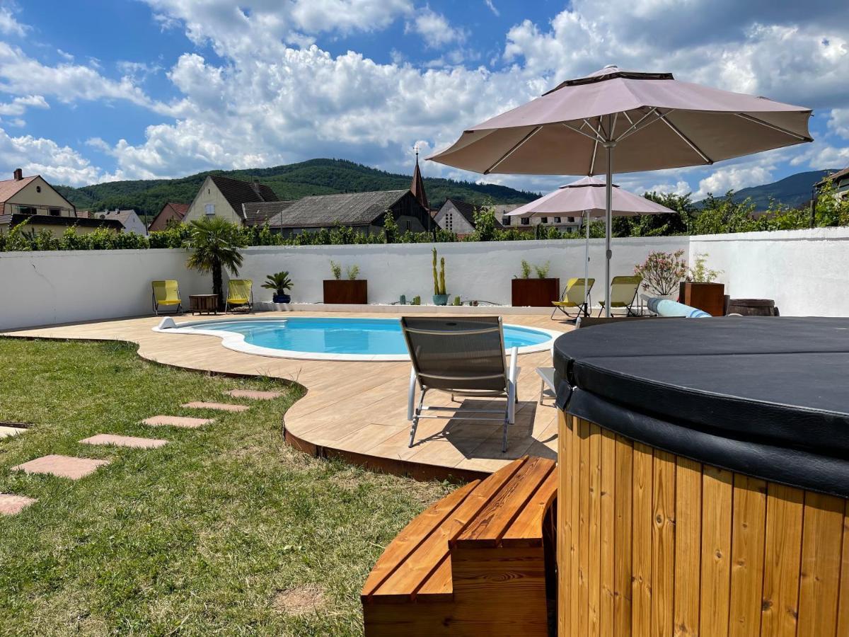 Alsacebnb - Gite 12 Personnes Dans Le Vignoble - Piscine Privee & Spa Амершвир Экстерьер фото