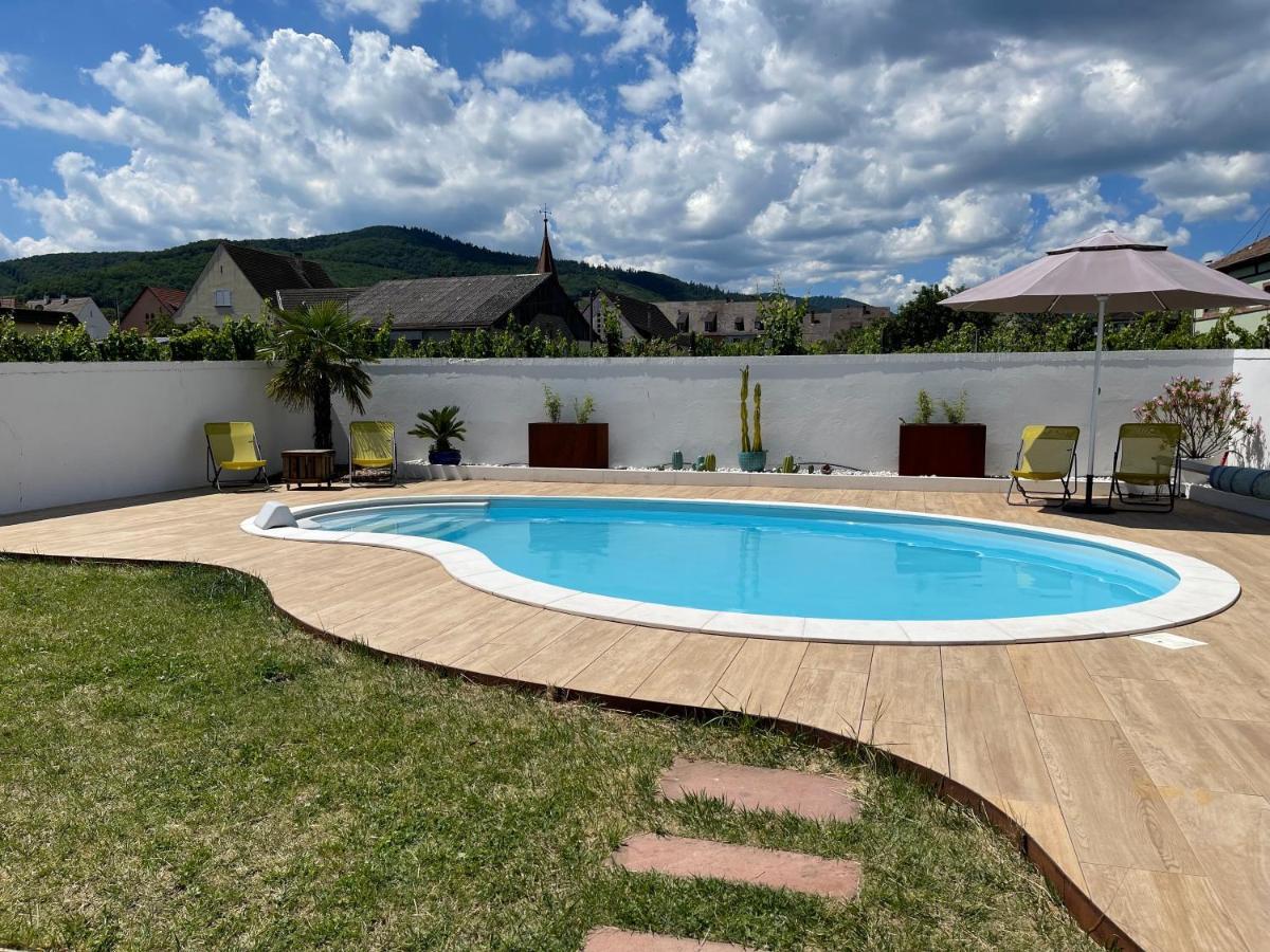 Alsacebnb - Gite 12 Personnes Dans Le Vignoble - Piscine Privee & Spa Амершвир Экстерьер фото